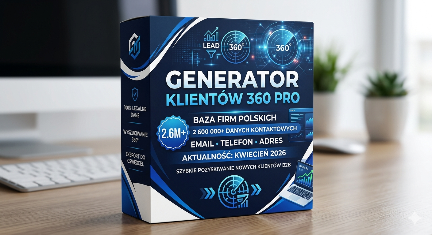 Baza Firm B2B Polska 2026 – 2,6 mln rekordów